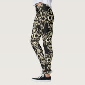 Stijlvolle  schedel leggings (Links)