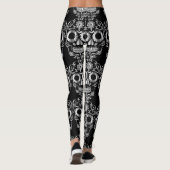 Stijlvolle  schedel leggings (Achterkant)