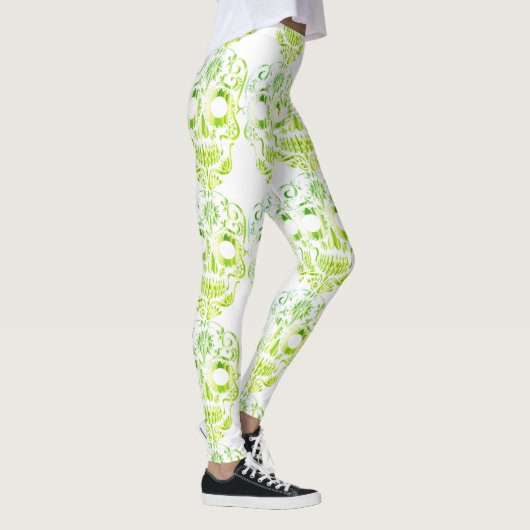 Stijlvolle schedel leggings (Rechts)