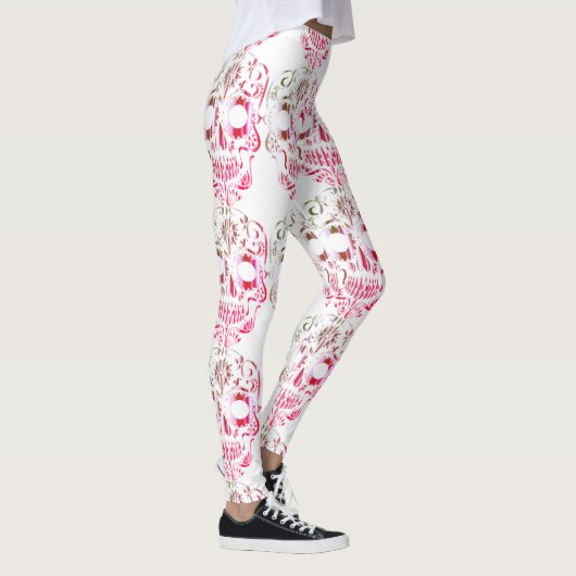 Stijlvolle schedel leggings (Rechts)
