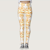 Stijlvolle schedel leggings (Voorkant)