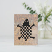 Stijlvolle schildpad - Mimbres Pottery Design Briefkaart (Staand voorkant)
