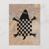 Stijlvolle schildpad - Mimbres Pottery Design Briefkaart (Voorkant)