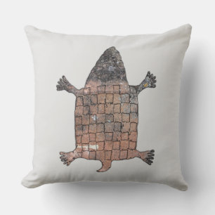 Stijlvolle schildpad - Mimbres Pottery Design Kussen