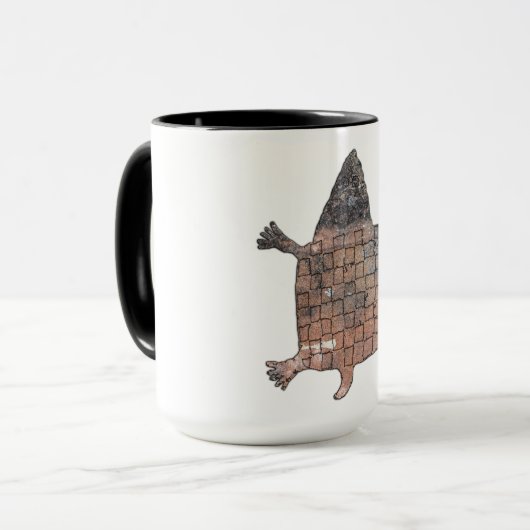 Stijlvolle schildpad - Mimbres Pottery Design Mok (Voorkant links)