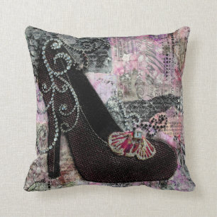 Stijlvolle schoenen Abstracte kunst van Janelle Ni Kussen