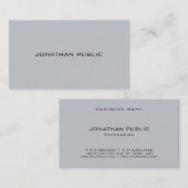 Stijlvolle, schone, moderne Sjabloon Professional  Visitekaartje (Voorkant / Achterkant)