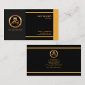 Stijlvolle, schone, professionele Chauffeur Visitekaartje (Voorkant / Achterkant)