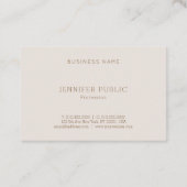 Stijlvolle, schone, professionele moderne Sjabloon Visitekaartje (Achterkant)