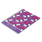 Stijlvolle schoolleraar en leerworm notitieboek (Linkerzijde)