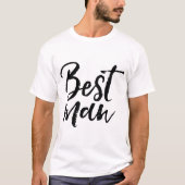 Stijlvolle schrijfborstel | beste man t-shirt (Voorkant)