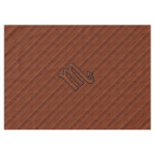 Stijlvolle Scorpio Zodiac Symbol in Mahogany Tafelkleed (Voorkant (Horizontaal))