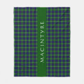 Stijlvolle Scottish Clan MacIntyre Aangepast Fleece Deken (Voorkant)