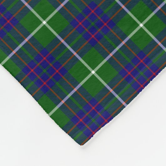 Stijlvolle Scottish Clan MacIntyre Aangepast Fleece Deken (Hoek)