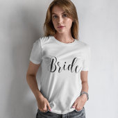 Stijlvolle Script Bride T-shirt