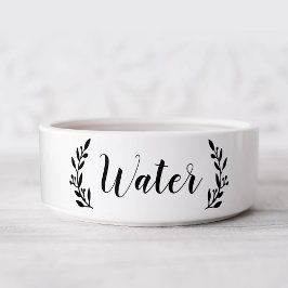 Stijlvolle Script Dog Water Bowl Voerbakje
