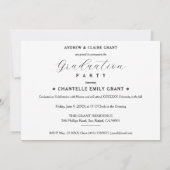 Stijlvolle Script Typografie 3 Foto's Tijdlijn Kaart (Achterkant)