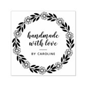 Stijlvolle scriptkrans handgemaakte zelfinktstempe  zelfinktende stempel (Design)