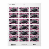 Stijlvolle sieraden designer Adresetiketten Etiket (Full Sheet)