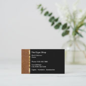 stijlvolle sigarenwinkel visitekaartje (Staand voorkant)