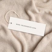 Stijlvolle Signature Script Cream Hang Label