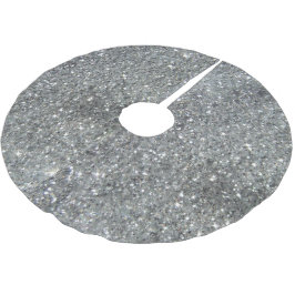 Stijlvolle Silver Glitter Glitz Foto Kerstboom Rok
