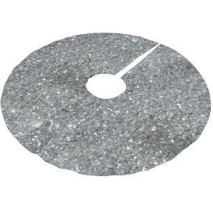 Stijlvolle Silver Glitter Glitz Foto Kerstboom Rok