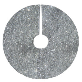 Stijlvolle Silver Glitter Glitz Foto Kerstboom Rok