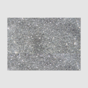 Stijlvolle Silver Glitter Glitz Foto Tissuepapier