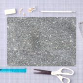 Stijlvolle Silver Glitter Glitz Foto Tissuepapier (Craft)