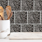 Stijlvolle Silver Metallic Folie Backsplash Tegeltje