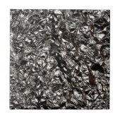 Stijlvolle Silver Metallic Folie Backsplash Tegeltje (Voorkant)