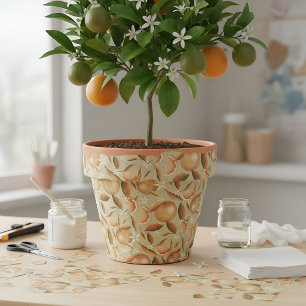 Stijlvolle Sinaasappel Grove mint Tissuepapier