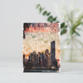 Stijlvolle skyline van Panama City Briefkaart (Staand voorkant)