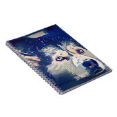 Stijlvolle slanke tekening notitieboek (Rechterzijde)