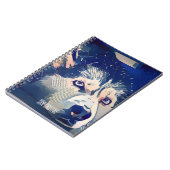 Stijlvolle slanke tekening notitieboek (Linkerzijde)