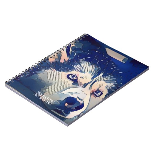 Stijlvolle slanke tekening notitieboek (Linkerzijde)