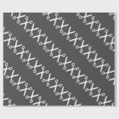 Stijlvolle snijschaar Hairdresser Tailor Cadeaupapier (Vlak)