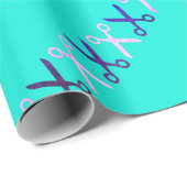 Stijlvolle snijschaar Hairdresser Tailor Cadeaupapier (Rol Hoek)