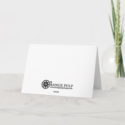 Stijlvolle Snowmen Business/Corporate Holiday Card Feestdagen Kaart (Achterkant)