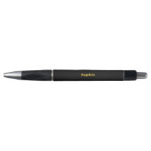 Stijlvolle Solid Black Emmy Pen met aangepaste naa (Voorkant)