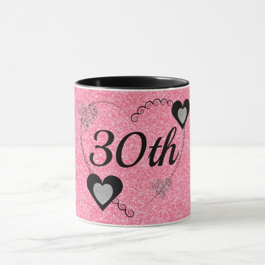 Stijlvolle speciale verjaardagsmok 30e mok (Midden)