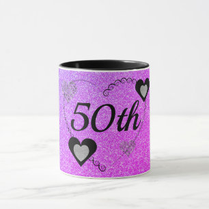 Stijlvolle speciale verjaardagsmok 50e mok