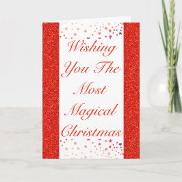 stijlvolle speciale vrolijke kerstkaart kaart