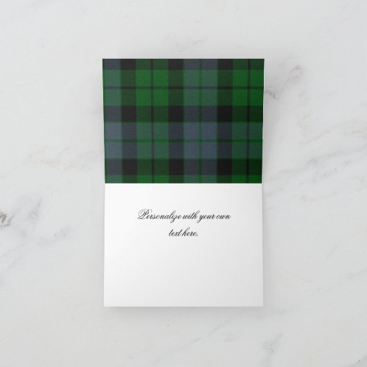 Stijlvolle speelse bedankkaart (Binnen)