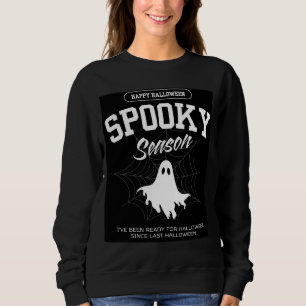 Stijlvolle Spooky Ghost Halloween Vrouwen Sweatshi Trui