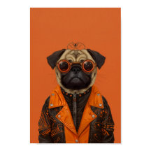 Stijlvolle Spooky Pug