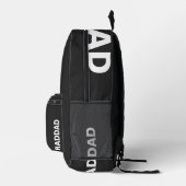 Stijlvolle Sportieve Rad Papa Vaderdag Modern Bedrukte Rugzak (Rechts)