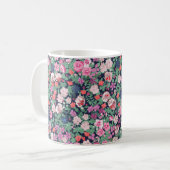 Stijlvolle Spring flowers. Seamless floral pattern Koffiemok (Voorkant links)