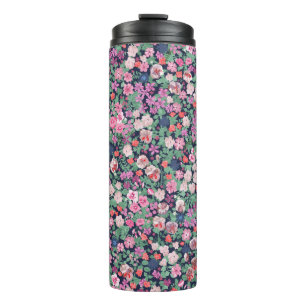 Stijlvolle Spring flowers. Seamless floral pattern Thermosbeker